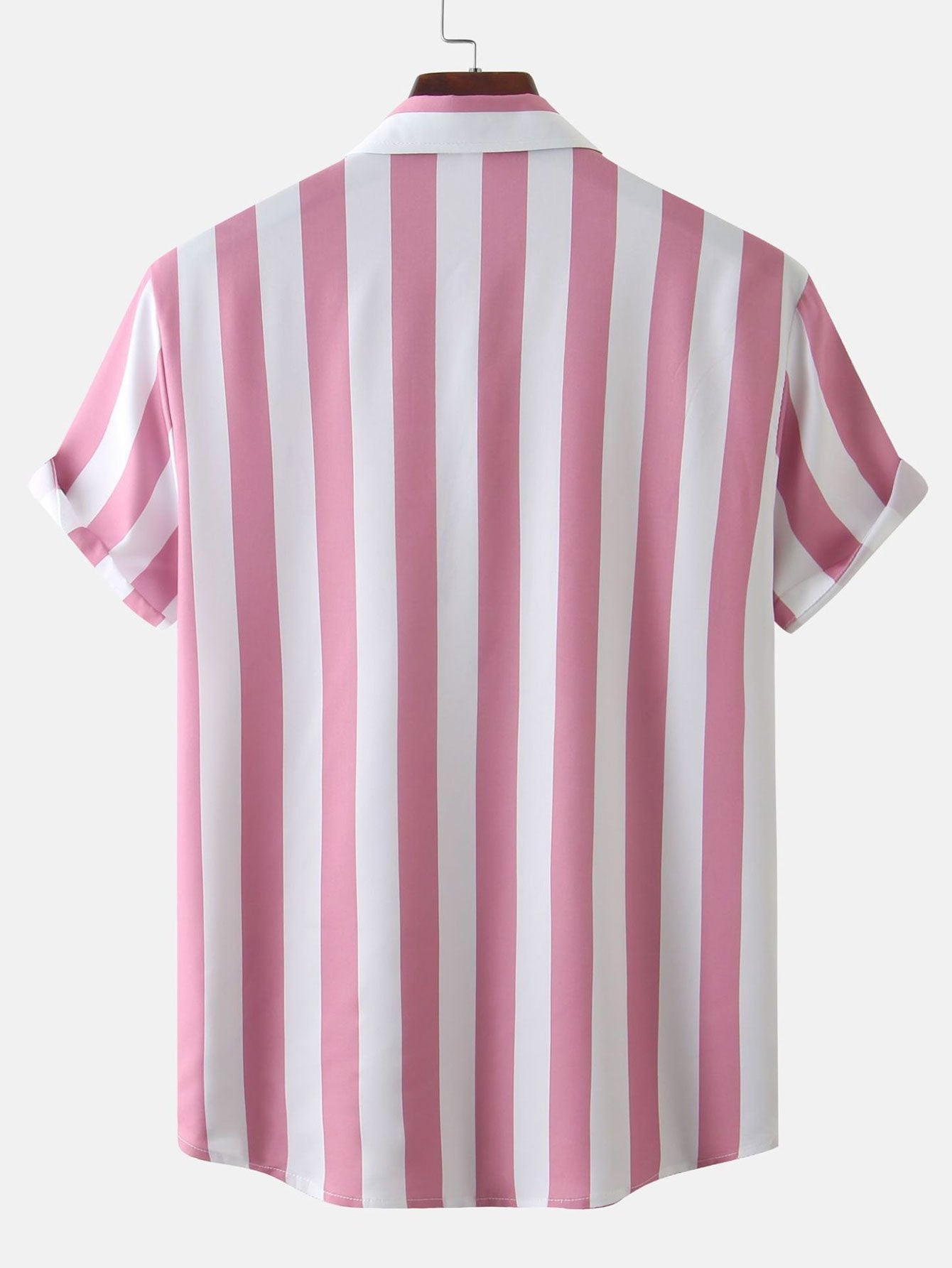 Stripe Print Shirt & Swim Shorts